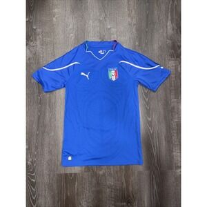 Italy Italia 2010 2011 Home Soccer Jersey Futbol Shirt Puma Men's Size Small